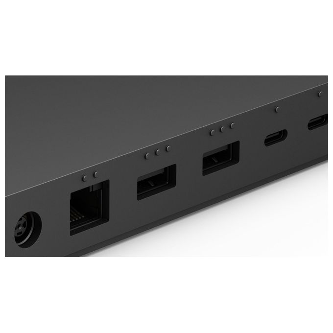 Microsoft T8I-00004 Surface Thunderbolt 4 Dock Docking Station 3x USB 3.2 Gen 2 3x Thunderbolt 4 Ethernet 2500 Mbit-s 165W colore Nero