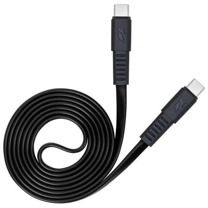 Rivacase Cavo di Ricarica Piatto Type-C - Type-C 1.2mt Nero