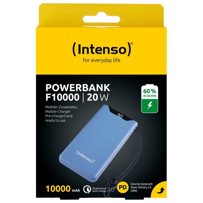 Intenso Powerbank F10000 Blu 10000 mAh con USB-C a Tipo C