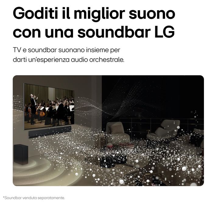 LG OLED77G45LW Serie G4 Smart TV 77'' 4K OLED evo Dolby Vision 4 HDMI 2.1 120Hz webOS 24 colore Argento