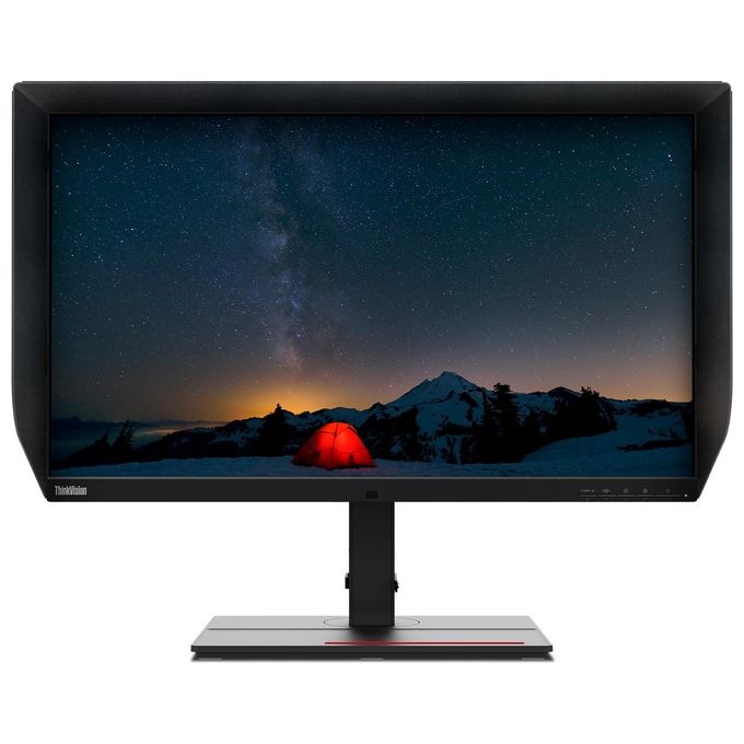 Lenovo 62CBRAT6EU ThinkVision P27u-20 Monitor 27'' 4K UHD IPS 3840x2160 60 Hz Thunderbolt 4 HDR400 VESA colore Nero