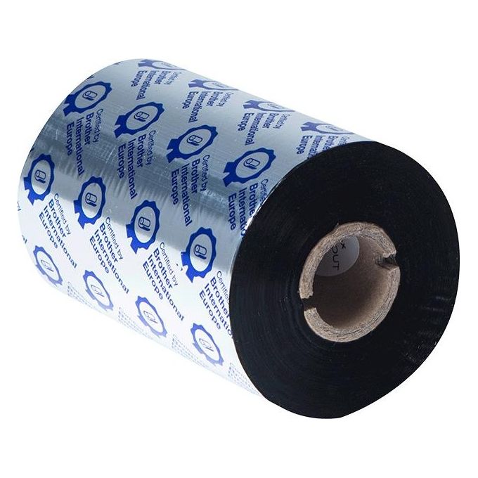 Brother BSS1D450110 Unita' di Trasferimento Nastro Standard Wax 110 mm x 450 m colore Nero