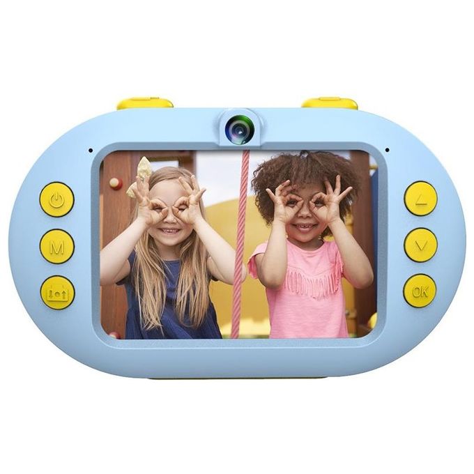 AgfaPhoto ARKCWBL Realikids Cam Waterproof Fotocamera Subacquea per Bambini impermeabile 10 m 2,4'' 16 Mpixels microSD 8 GB colore Blu