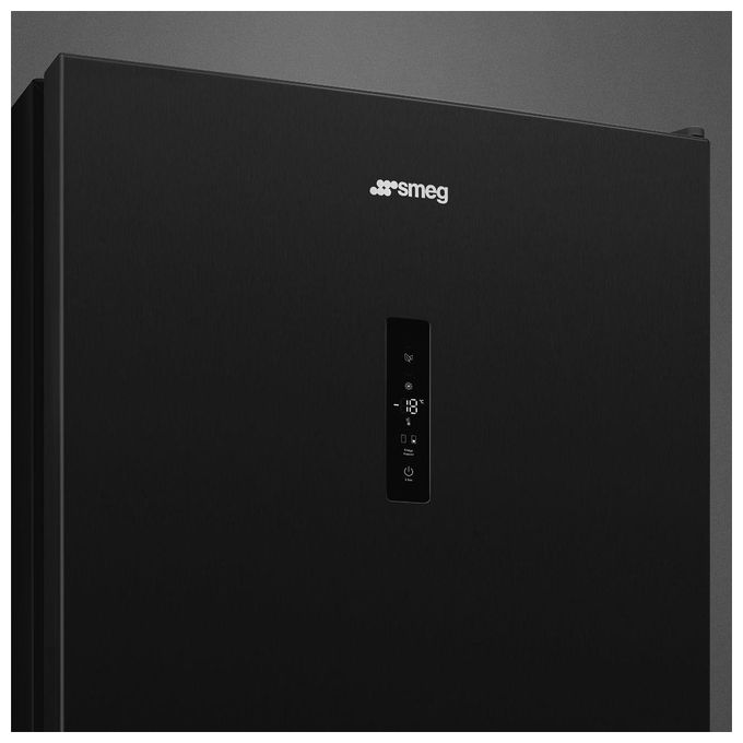 Smeg RC20KDND Frigorifero Combinato Libera Installazione 331 L 200 cm Classe D 35 dB Total No Frost Multiflow colore Nero