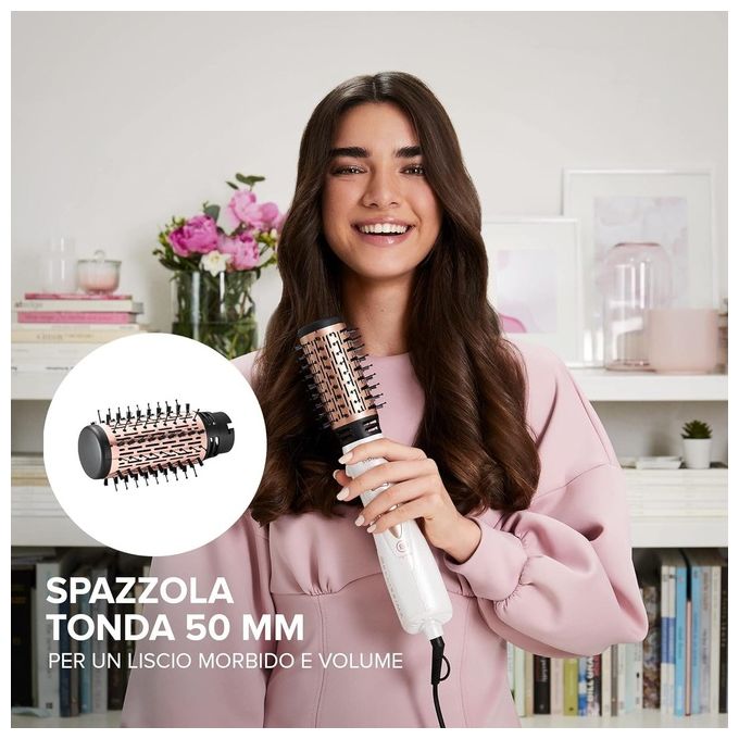 Imetec GH18-1100 Modellatore per Capelli ad Aria con 5 Accessori