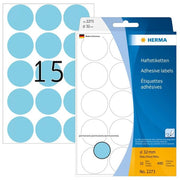 Herma Etichette Multiuso Blu Rotonde 32mm 32 Fogli 480 Pezzi