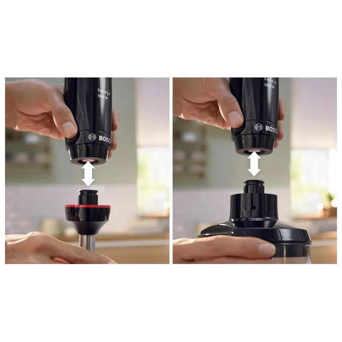 Bosch MSM4B621 Serie 4 ErgoMaster Frullatore ad Immersione 1000 W QuattroBlade 0.6 L colore Antracite