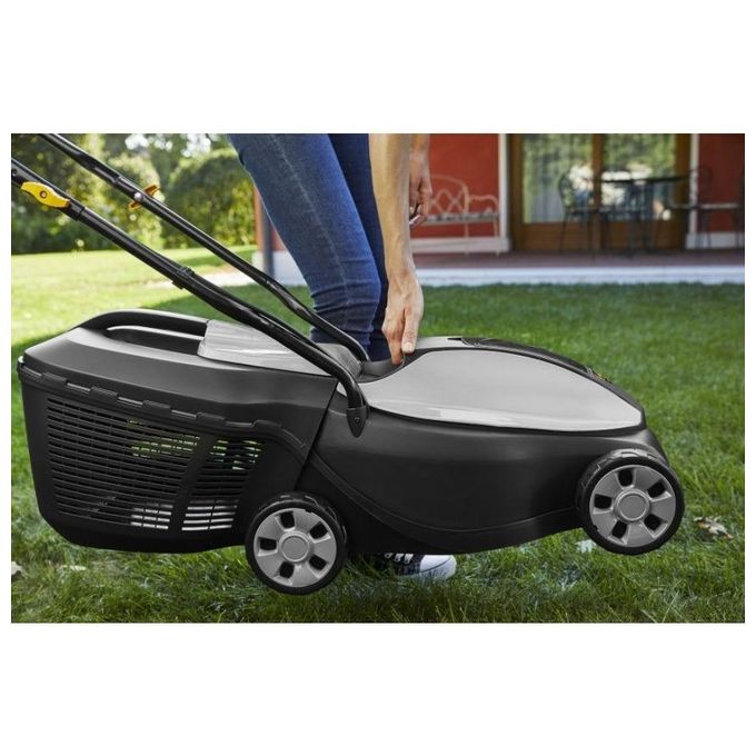 Alpina 291302064-A24 AL 3020 Li Kit Tosaerba a Batteria 20V 4Ah Taglio 30cm Sacco 30L per prati fino a 200m²