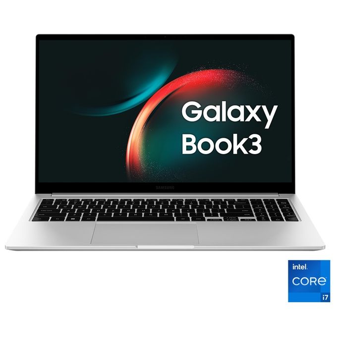 Samsung NP754XFG-KB2IT Galaxy Book3 Notebook 15.6'' Intel Core i7-1355U 16GB RAM SSD 512GB Windows 11 Pro colore Argento