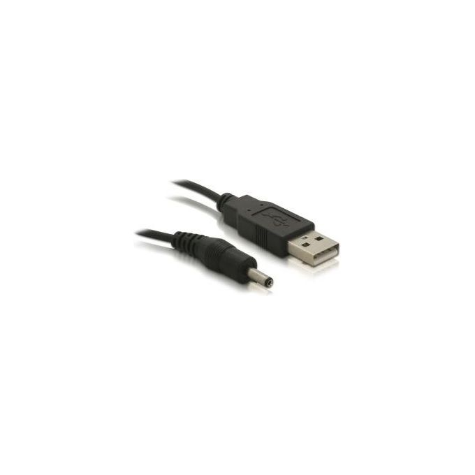 DeLOCK 82377 Cavo di Alimentazione USB a DC 3.5 x 1.35 mm Maschio 5V 26 AWG 1.5 m colore Nero