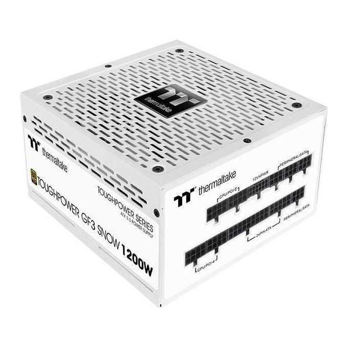Thermaltake PS-TPD-1200FNFAGE-N Toughpower GF3 Snow Alimentatore per PC 1200 W 80 PLUS Gold Completamente Modulare ATX 3.0 Connettore 12VHPWR colore Bianco