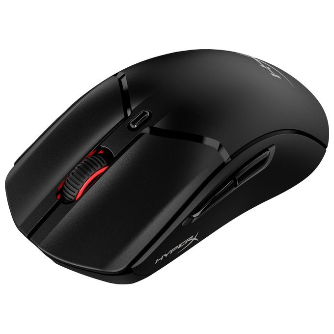 HyperX 6N0B0AA Pulsefire Haste 2 Mouse da gaming wireless 26000 DPI 6 tasti programmabili 100 ore batteria colore Nero