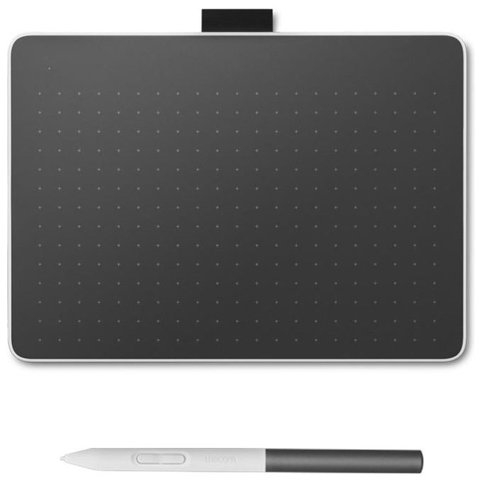 Wacom CTC4110WLW1B One S Tavoletta Grafica Small USB Bluetooth 4096 livelli di pressione 152x95 mm colore Grigio Bianco