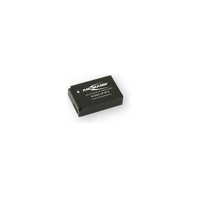 Ansmann 1400-0045 A-Can Batteria Ricaricabile Li-Ion per Fotocamere Canon 7,4V 750mAh colore Nero