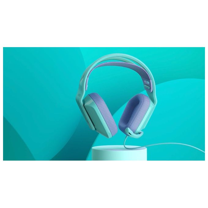 Logitech G 981-000978 G335 Cuffia Gaming Cablata con Microfono Flip-to-Mute Jack 3.5 mm Driver 40 mm Compatibile con PC PlayStation Xbox Nintendo Switch colore Nero