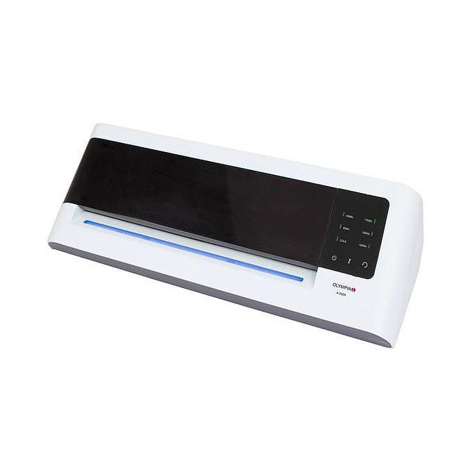 Olympia A 2024 DIN A4 Laminatore Documenti 400mm-min Nero-Bianco