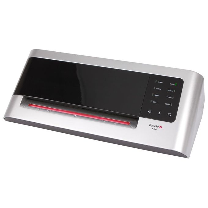 Olympia A 2048 DIN A4 Laminatore Documenti a Freddo 680mm-min Nero-Argento