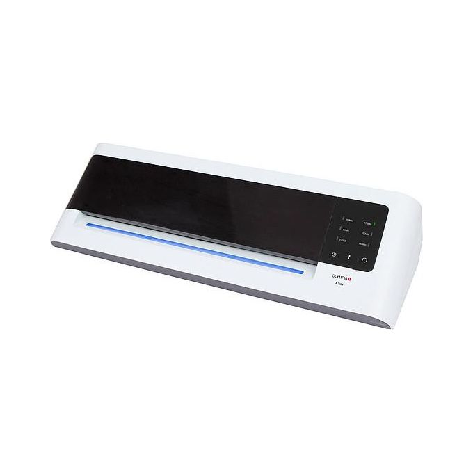Olympia 3012 A 3024 Laminatrice a freddo-caldo 33 cm 400 mm-min 2 rulli 80-175 µm colore Nero Bianco