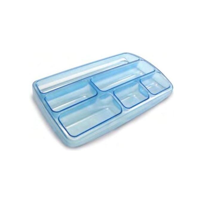 Arda Tray Portaoggetti Azzurro Trasparente