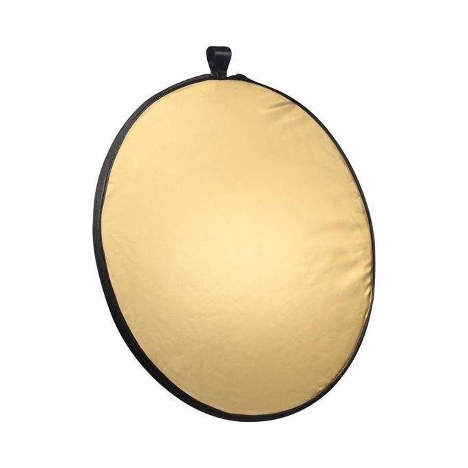 Mantona Riflettore pieghevole 5 in 1 110cm colori: Oro, Argento, Nero, Bianco
