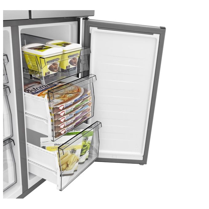 Hisense RQ5P470SMIE Frigorifero 4 Porte 460 L 178 cm Classe E 37 dB Total No Frost Wi-Fi Dispenser Acqua colore Inox