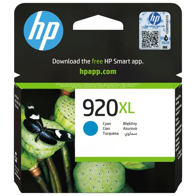 Hp cartuccia ink 920xl ciano alta capac 700 pag