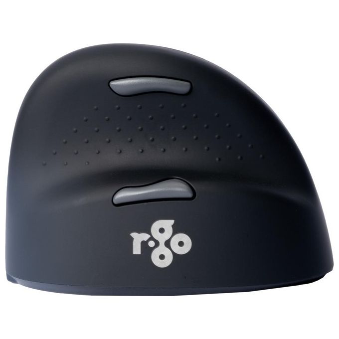 R Go Tools RGOHEWL R-Go HE Mouse Ergonomico Senza Fili Bluetooth 5.0 5 Pulsanti DPI Regolabile Fino a 2400 Silenzioso Ricaricabile Compatibile Windows Mac Linux colore Nero