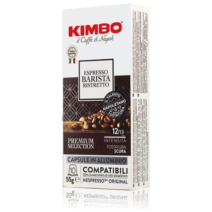 Kimbo Barista Ristretto Capsule Compatibili Nespresso Alluminio 30 Pezzi
