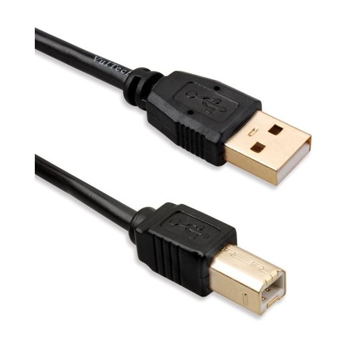 Vultech Cavo Usb per Stampanti 18mt Nero