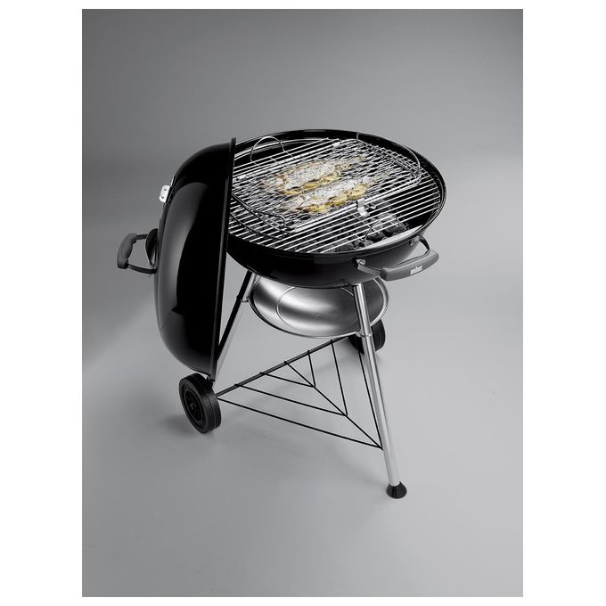 Weber 1321004-WEB Barbecue Compatto a Carbone 57cm Nero