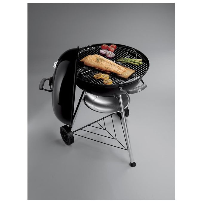 Weber 1321004-WEB Barbecue Compatto a Carbone 57cm Nero