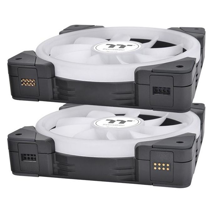 Thermaltake CL-F167-PL12SW-A SWAFAN EX12 ARGB Ventola per Case PC 12 cm 3 Pezzi con Illuminazione ARGB e Connessione Magnetica colore Bianco