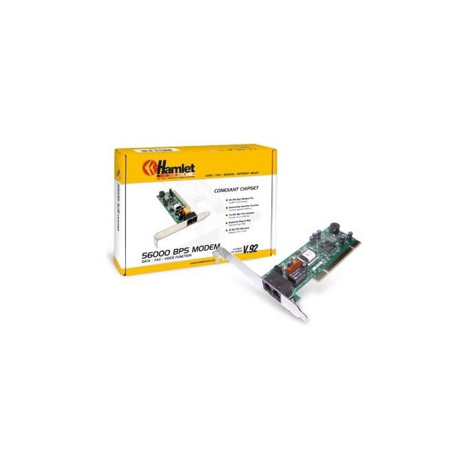 Hamlet Modem Interno Analogico Pci V92 Voice Pnp Single Chip Conexant