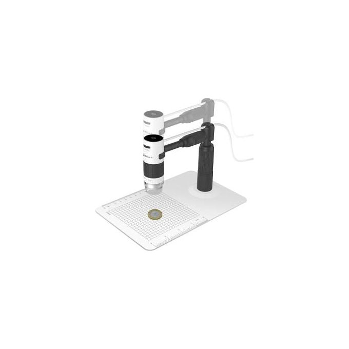 Atlantis E45-MS725 Microscopio Digitale USB Risoluzione UXGA 1600x1200 Ingrandimento 60x e 250x Doppio Fuoco Supporto Regolabile colore Nero