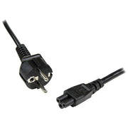 StarTech Cavo di alimentazione per laptop con 3 terminali 2 m Schuko CEE7 a connettore cavo di alimentazione a trifoglio C5