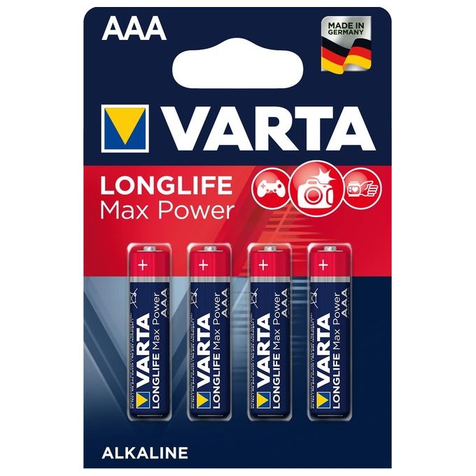 Varta Batteria Max Tech Alcalina Aaa Ministilo 4pz