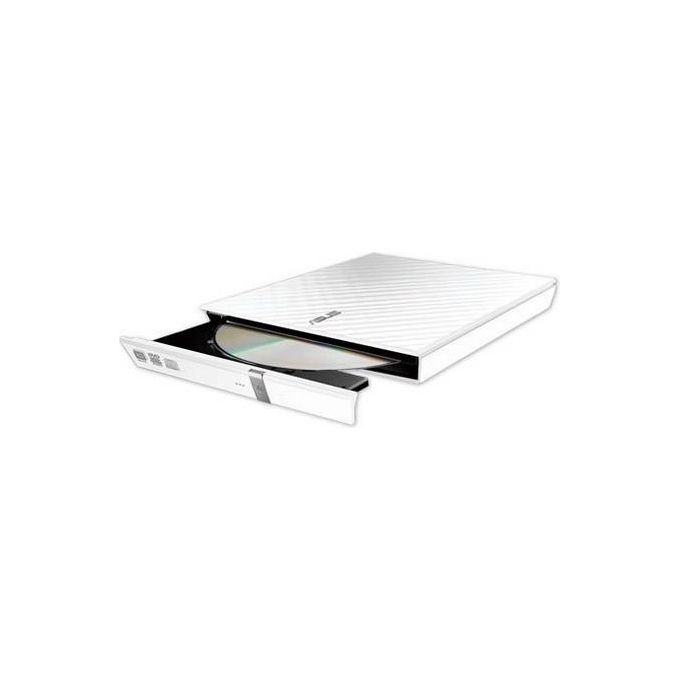 ASUS SDRW-08D2S-U LITE Masterizzatore DVD Slim Esterno 8x USB con supporto M-Disc Mac OS e Windows support Bianco