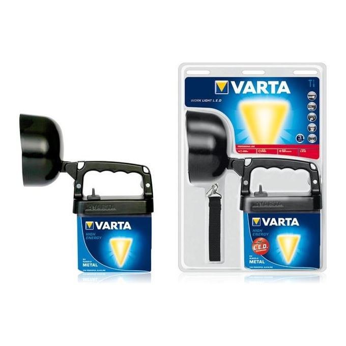 Varta Torcia Work Light Led Impermeabile 6V