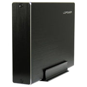LC-Power LC-35U3-BECRUX Box Esterno per Hard Disk 3.5'' SATA USB 3.0 5 Gbit-s Alluminio colore Nero