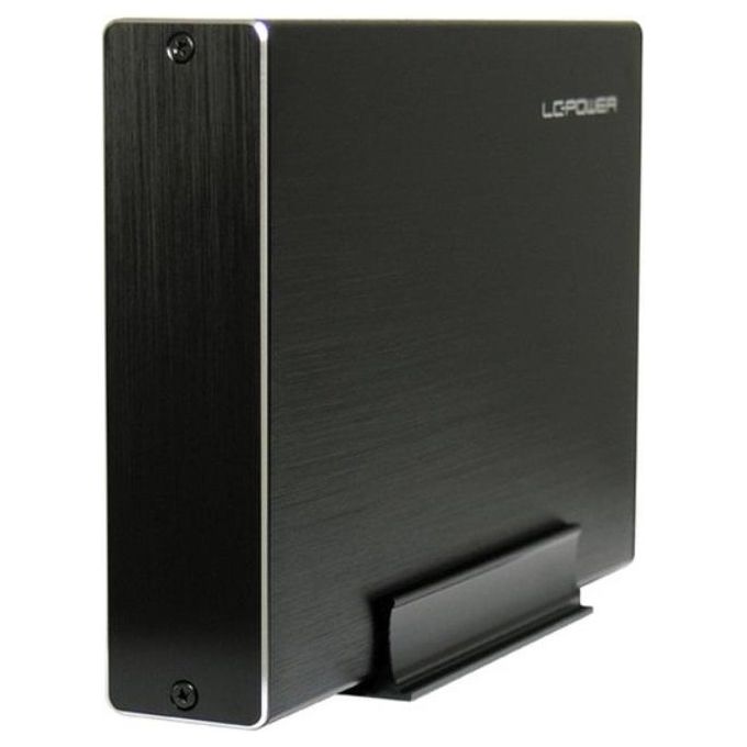 LC-Power LC-35U3-BECRUX Box Esterno per Hard Disk 3.5'' SATA USB 3.0 5 Gbit-s Alluminio colore Nero