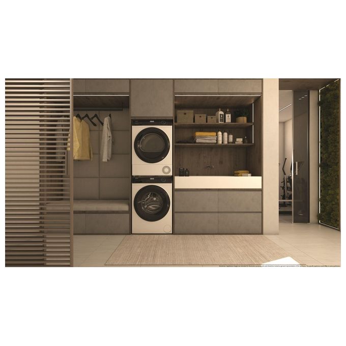 Haier HD90-A2939E-IT I-Pro Series 3 Asciugatrice Pompa di Calore 9 Kg Classe A++ Wi-Fi 66 dB (84x60x65 cm) colore Bianco
