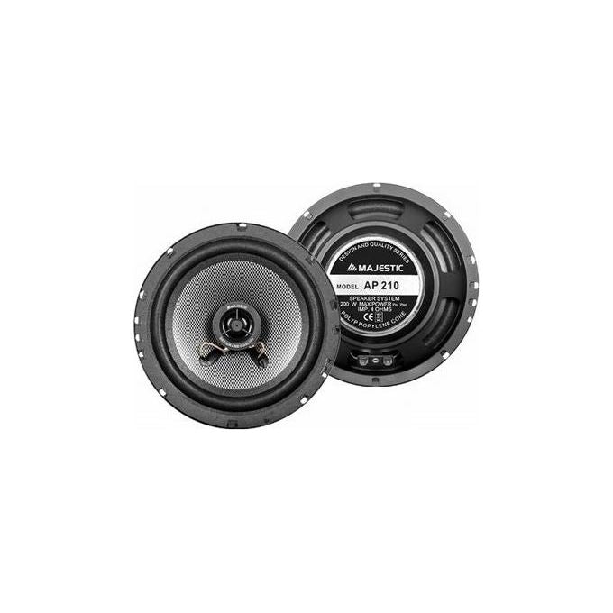 Majestic AP210BL Coppia Altoparlanti, 165mm 2vie, 100w,  in Polipropilene