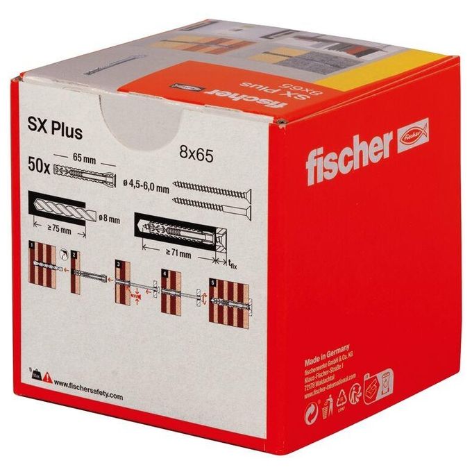 Fischer Tasselli SX 8x65 50 Pezzi