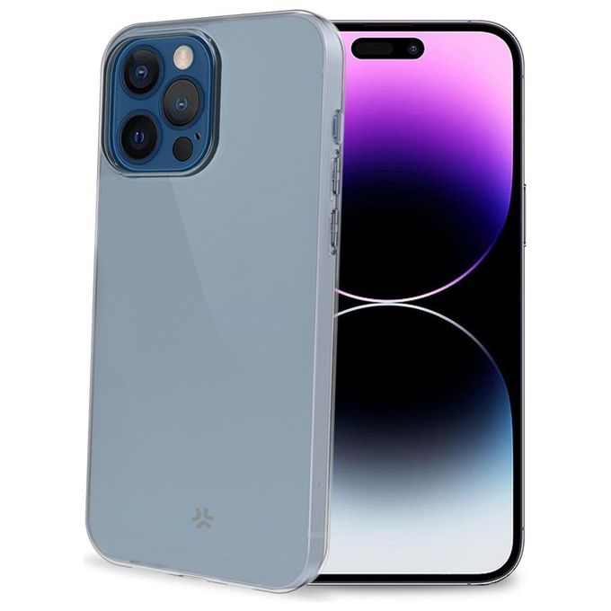 Celly Tpu Cover per iPhone 15 Pro Max Trasparente