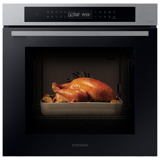 Samsung NV7B4040VBS Serie 4 Forno da incasso Elettrico Multifunzione 76 L Classe A+ Vapore Wi-Fi 20 programmi (60x60x57 cm) colore Nero Inox