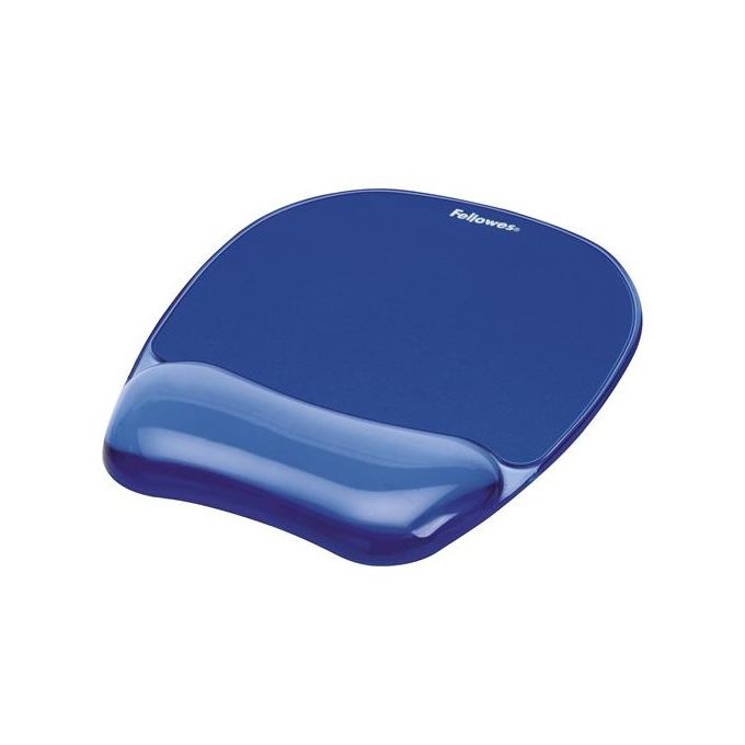 Fellowes Leonardi Mousepad Gelcrystals Supp Polso Azz