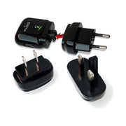 Puro MTCUSBUNIBLK Caricabatterie da Viaggio Universale USB 5V 2.1A 1 Porta USB 2.0 colore Nero
