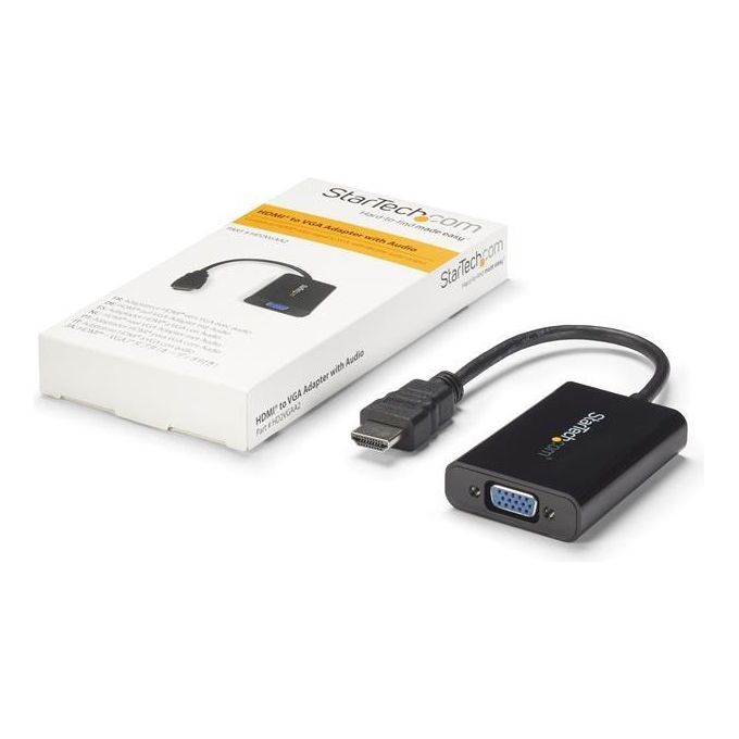 StarTech Adattatore convertitore video HDMI a VGA con audio per PC desktop-laptop-ultrabook - 1920x1200