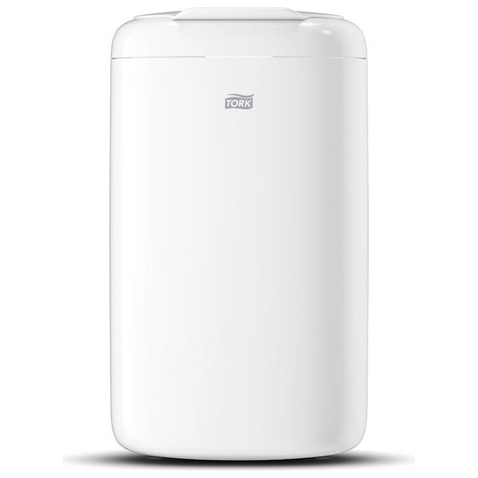 Tork 564000 Elevation Cestino per Rifiuti 5 L con Coperchio a Chiusura Automatica e Fodera Nascosta colore Bianco