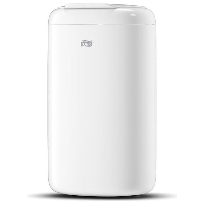 Tork 564000 Elevation Cestino per Rifiuti 5 L con Coperchio a Chiusura Automatica e Fodera Nascosta colore Bianco